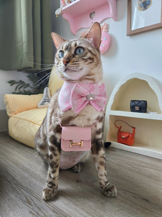 Miau Miau Pink Pet Bandana