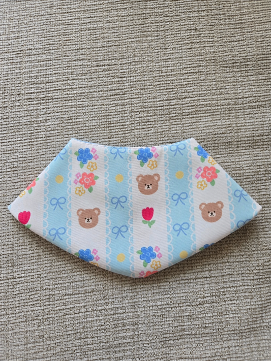 Teddy's meadow Pet Bandana (reversible 4-way wear)
