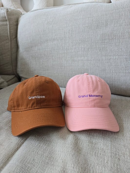 Grand Pawrents Adult Cap